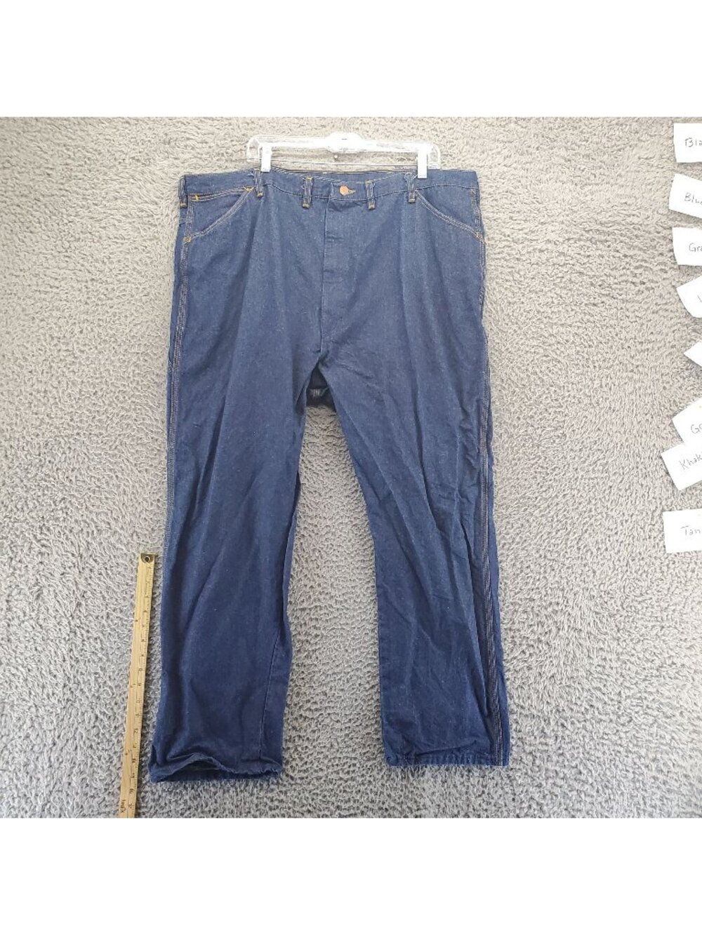 Big Ben Jeans Mens 46X30 Blue Relaxed Fit 100% Cotton Made In USA Vintage